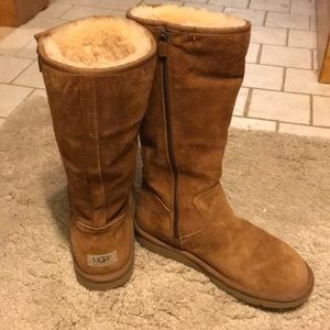 Ugg chestnut tall boots!